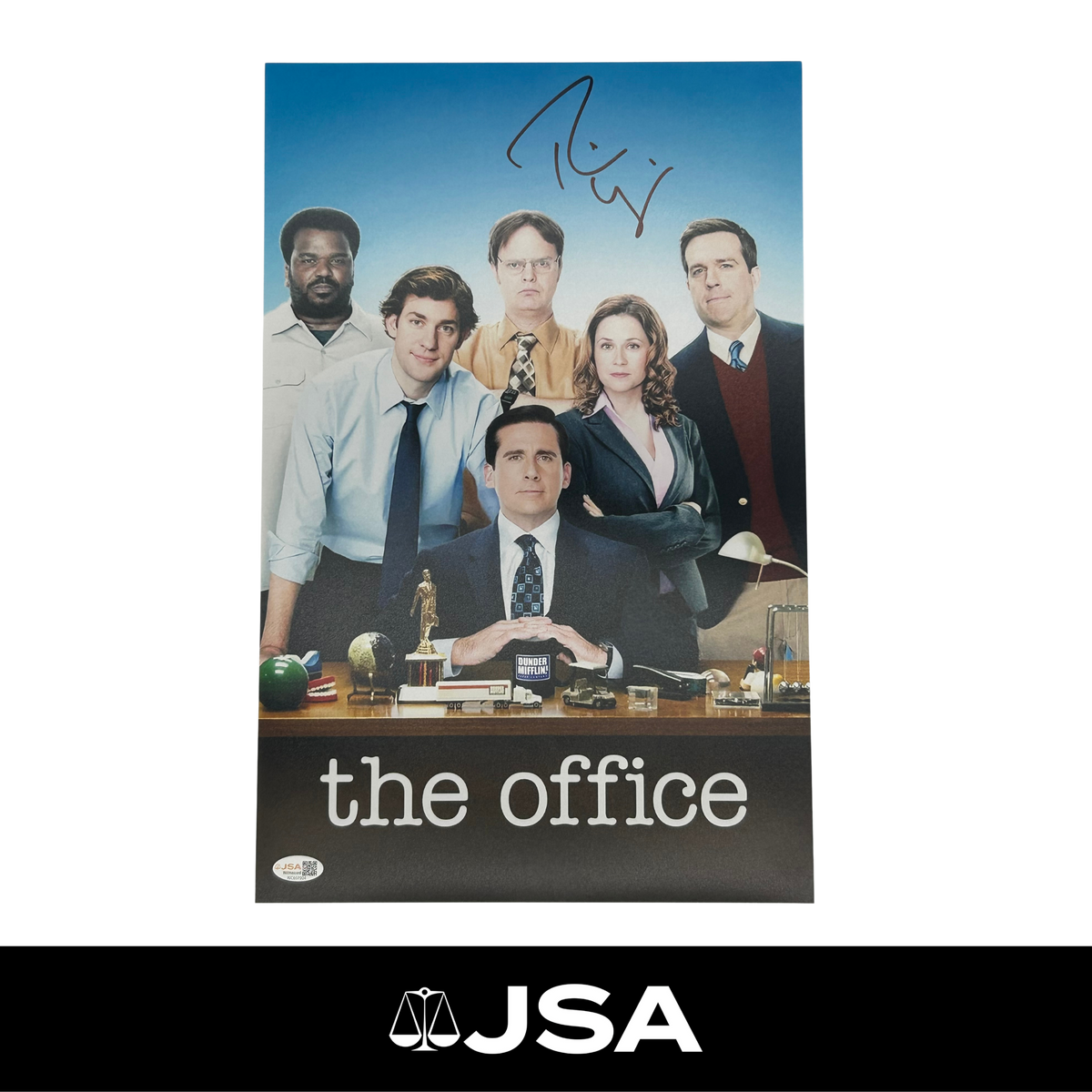 Rainn Wilson Signed The Office Poster
