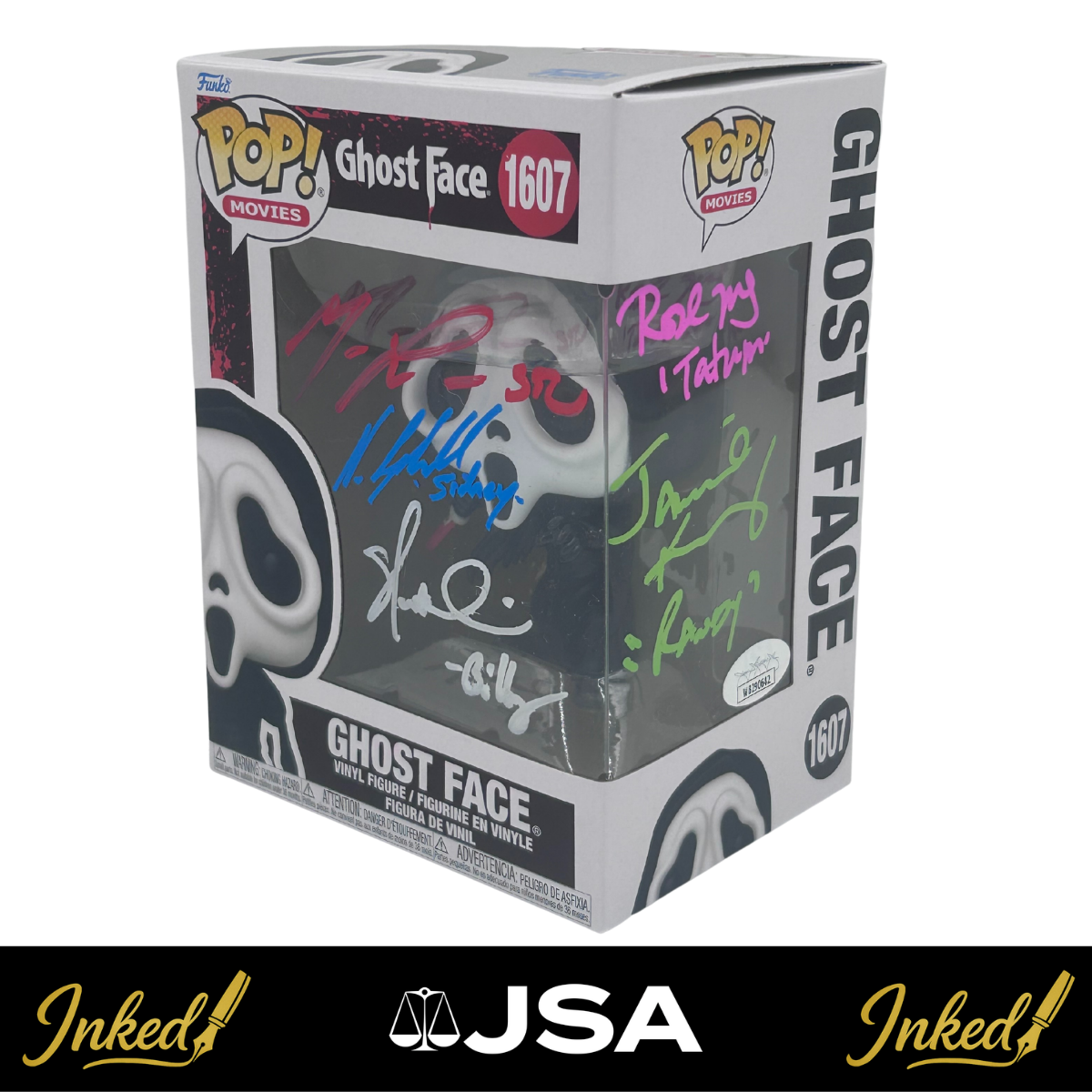 5 times signed ghostface funko