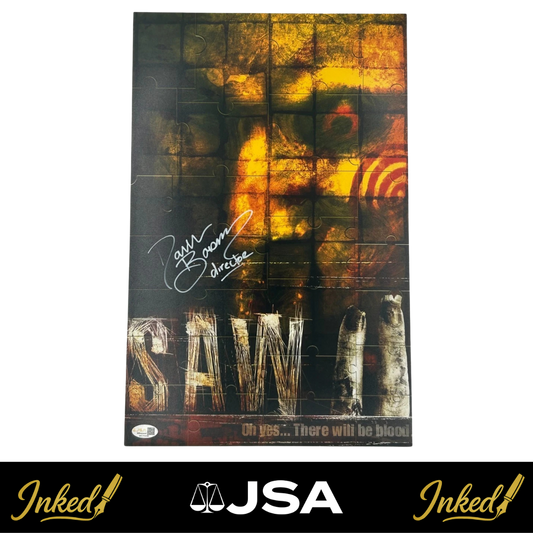 Darren Lynn Bousman Signed And Inscribed "Director" 11x17 "Saw 2" Poster (JSA Witnessed)