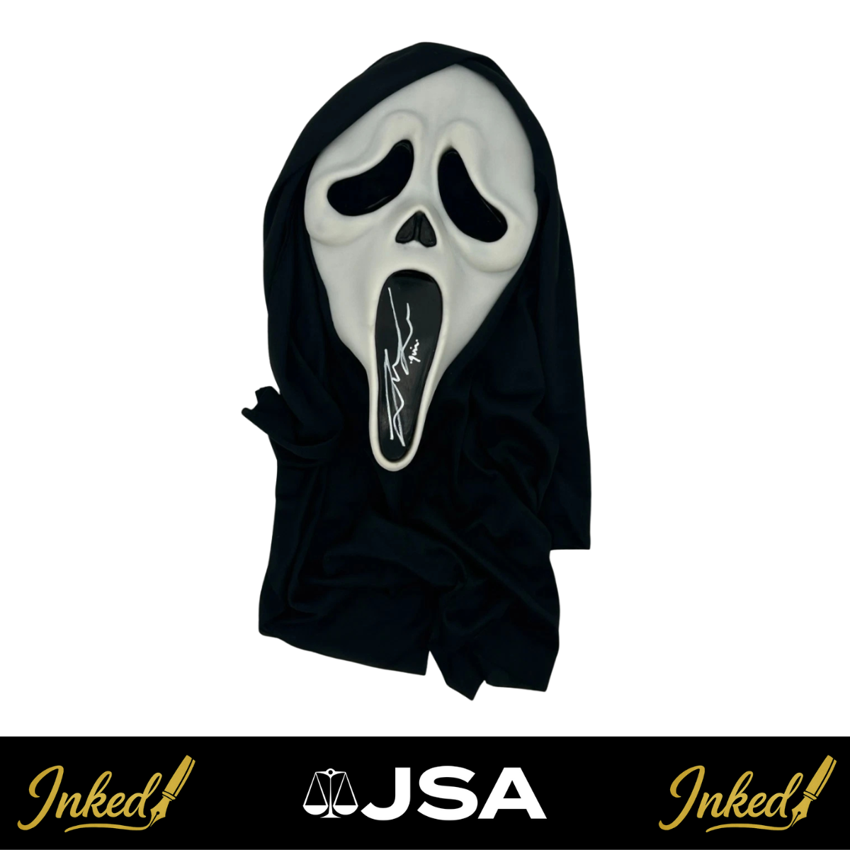 Liana Liberato Signed "SCREAM" Ghostface Mask (JSA Witnessed)