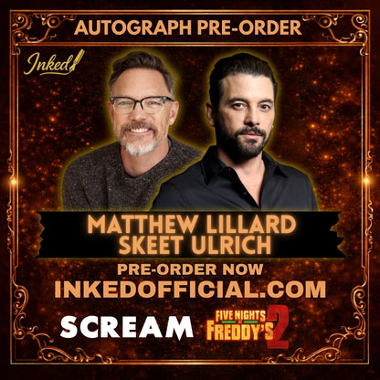 Lillard Ulrich Autograph Dual signed pre-order