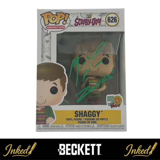 Matthew Lillard Signed And Inscribed "Zoinks!" Shaggy Scooby-Doo #626 Funko POP! (Beckett Witnessed)
