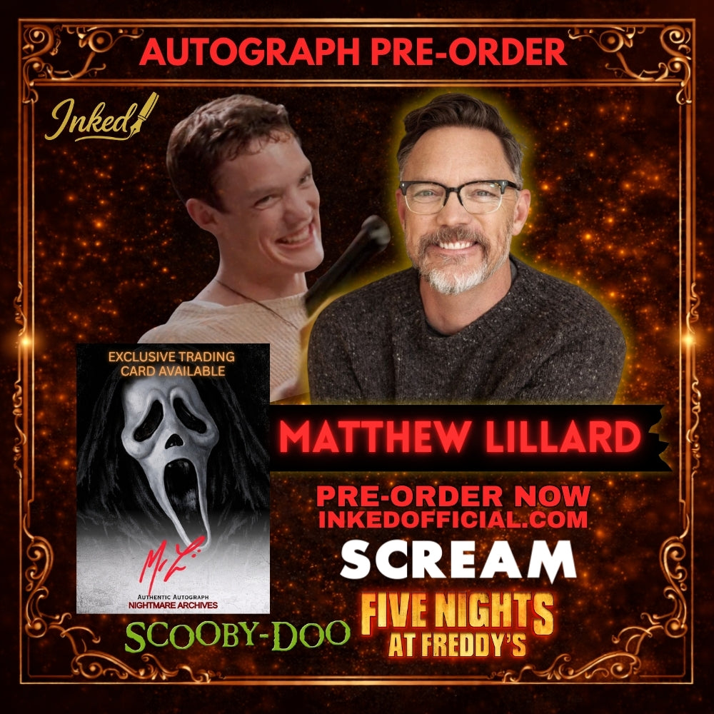 Custom Ghostface Trading Card Matthew Lillard Pre-Order