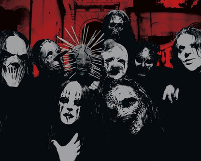 Slipknot members in masks