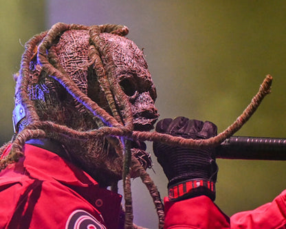 Corey Taylor in Slipknot mask performing