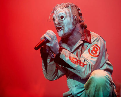 Corey Taylor performing in Slipknot mask