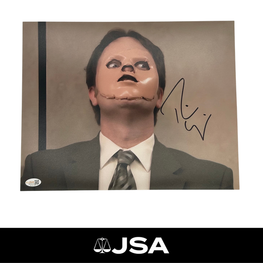 Rainn Wilson Signed The Office Photo