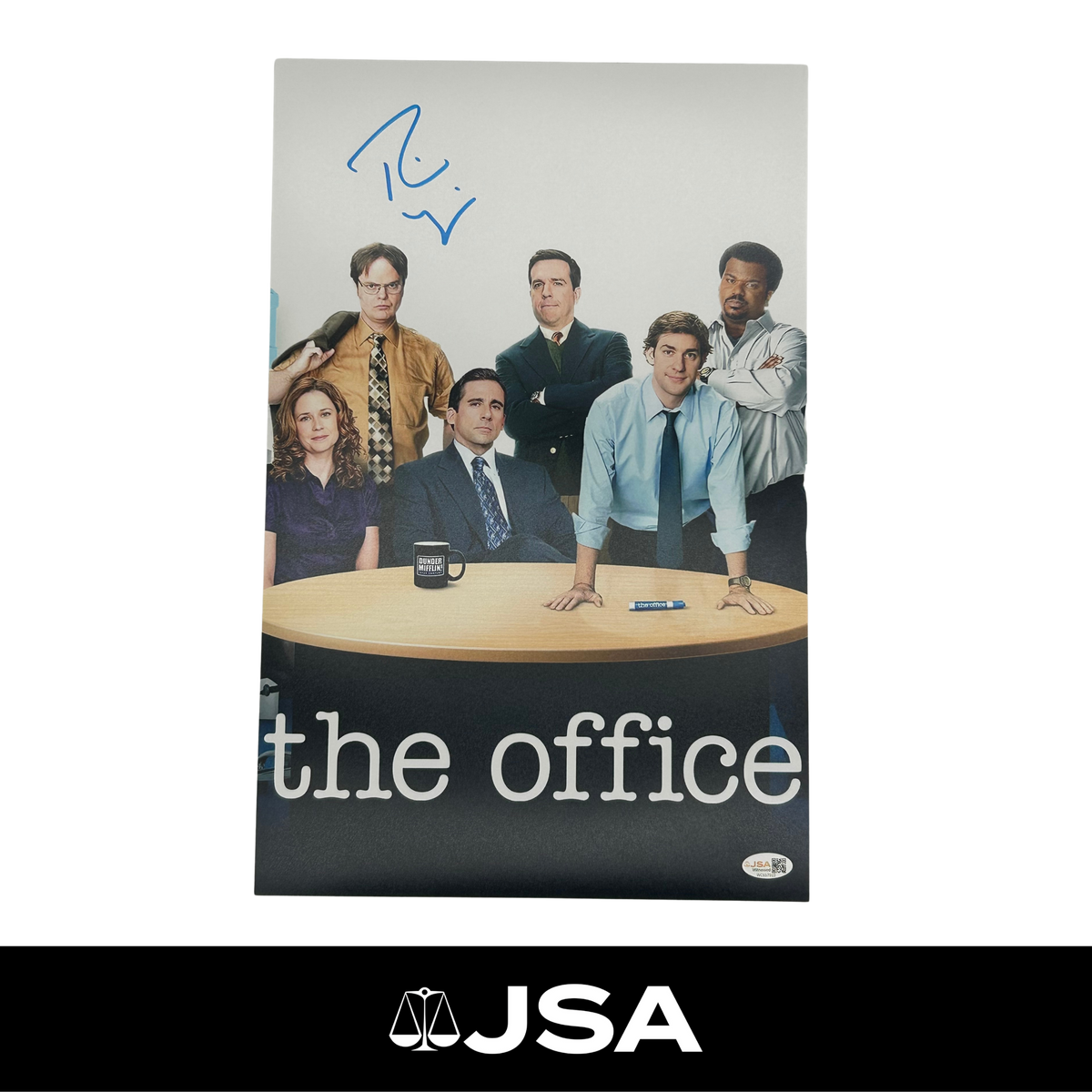 Rainn Wilson Signed The Office Poster