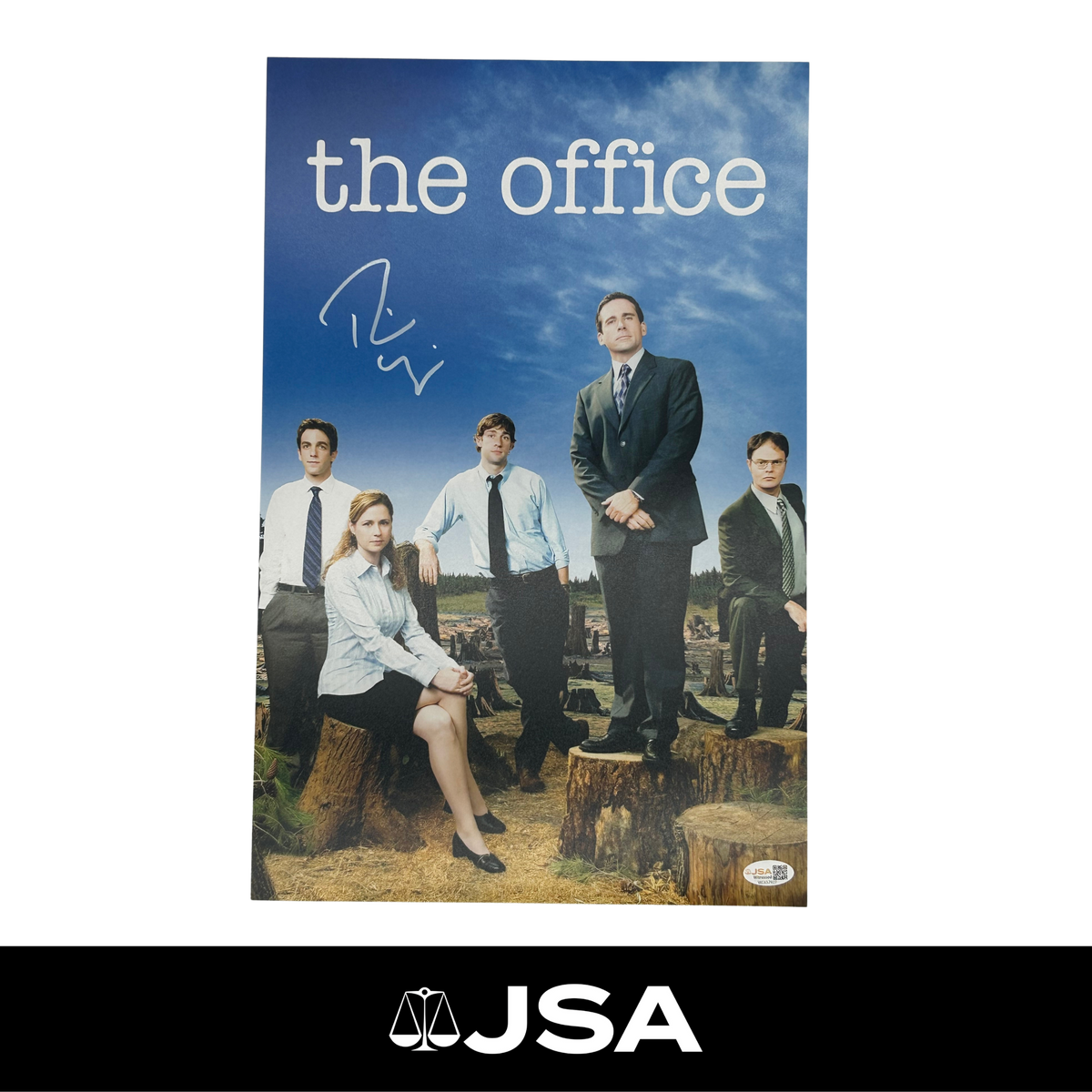 Rainn Wilson Signed The Office Poster