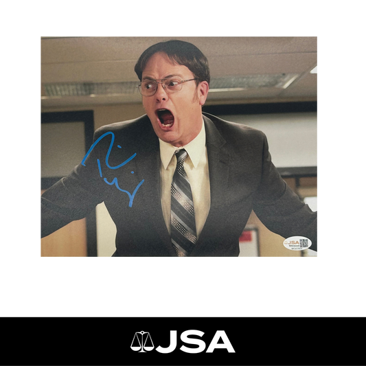 Rainn Wilson Signed The Office Photo