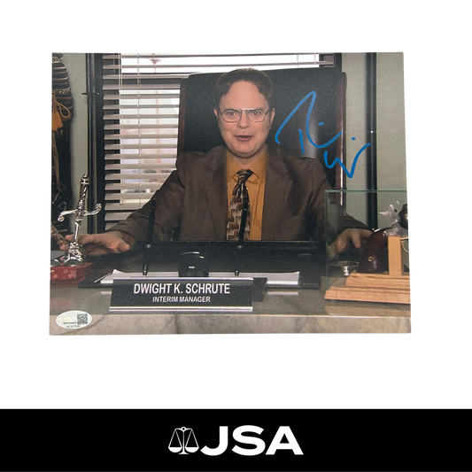 Rainn Wilson Signed The Office Photo