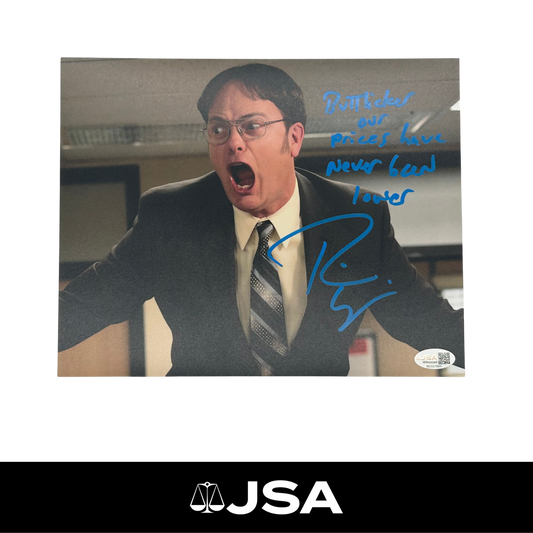 Rainn Wilson Signed The Office Photo