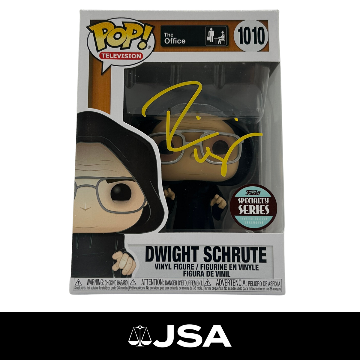 Rainn Wilson Signed The Office Funko
