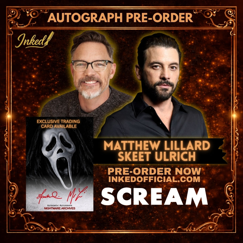 Matthew Lillard and Skeet Ulrich trading card autograph pre-order