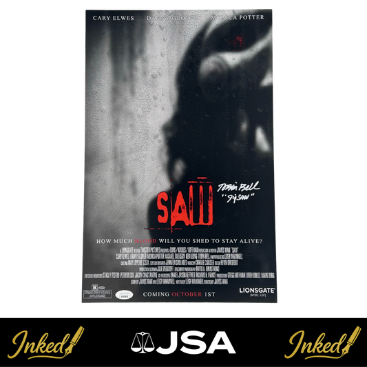 Tobin Bell Signed 11x17 SAW Poster