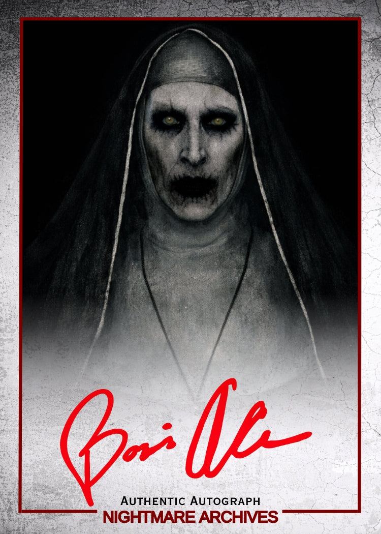 Bonnie Aarons Valak Trading Card With Example Signature